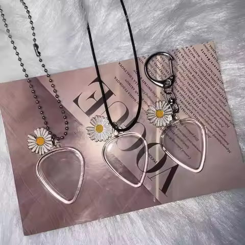 The latest 2025 GD Daisy pick storage box, guitar concert pick storage box, necklace keychain collec