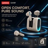 Lenovo EA189 Semi-Open True Wireless Earphones, 12mm Titanium Driver, Clear Calls, Type-C Charging &