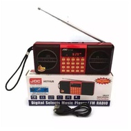 JOC DOUBLE SPEAKER RADIO Digital Rechargeable Player USB (BOLEH MASUK MEMORY CARD SURAH)