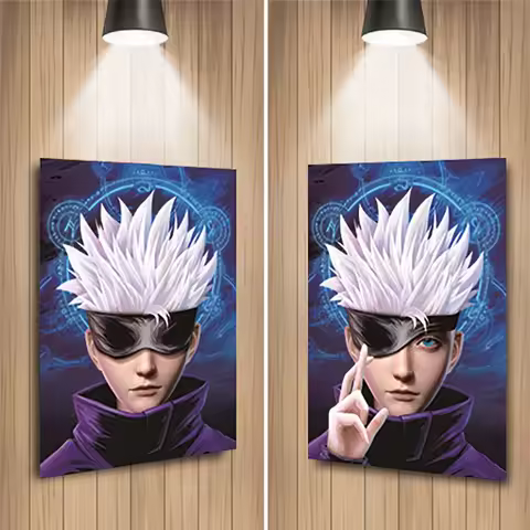 Anime Jujutsu Kaisen 3D Motion Lenticular Posters Home Decoration, Wall Decoration Painting, 3D Fram