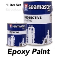 1L SET  SEAMASTER EPOLUX 9320 EPOXY PAINT  CAT LANTAI EPOXY FLOOR COATING ( 1Liter Set with  Hardene