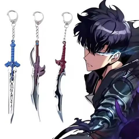 Mini Solo Leveling Kanata Sword Mizushino Shun Swords Anime Cosplay Key Chains Japanese Katana Samur