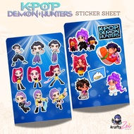 Demon Hunters Sticker Sheet | Huntrix Journal Sticker