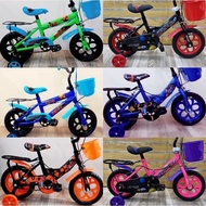 BASIKAL KANAK KANAK 12 inch KIDS BOY AND GIRL BAKUL BICYCLE SESUAI 2-4 TAHUN 1201 little fairy novice BASIKAL