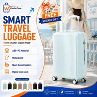 WanderCase 20/22/24 Inch ABS+PC Rotation Waterproof Luggage Travel Bag Suitcase Hand Carry Luggage