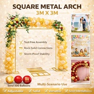 wedding decoration stand backdrop round circle balloon Arch ring backdrop Background Frame Stand Bir