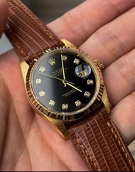 ✅⚫️⚫️稀有💎原裝黑面鑽石面-完美搭配-整體採用18K金打造✅ 勞力士Rolex Datejust 16238✅3135機芯✅16233 116233 18038 18238 18388 ✅ 金表黑