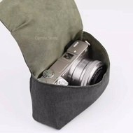 XXL Genuine leather Bag box pocket Case Waterproof Protective cover For sony ZVE10 A6000 A6300 A6400