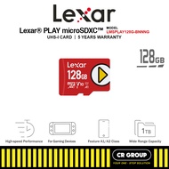 Lexar PLAY microSDXC UHS-I Card (205MB/s) - 128GB/256GB/512GB (5Yrs LEXAR Warranty)