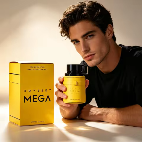 Armaf Odyssey Mega Limited Edition Eau De Parfum Spray for Men, Woody Citrus Long Lasting Mens Perfu