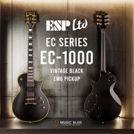 ESP LTD EC-1000 with EMG Pickups - Vintage Black (EC1000VB)