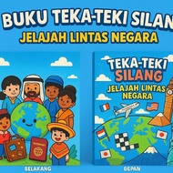 PinxAaTivityChildren's Cross Puzzle Book – State Exploration Games Gift | Education & Fun - A4