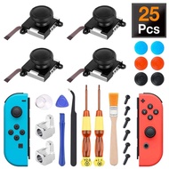 CFOMVX SHOP 25 in 1 Replacement Games for Joy-Con Controller for Nintendo Switch Lite Thumb Stick Sensor Joystick Repair Tool