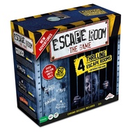 Escape Room The Game, Version 2 - with 4 Thrilling Escape Rooms | Solve The Mystery Board Game for A