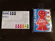 清貨包平郵！Mr. Friendly message card & sticky tag