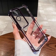 Vivo Y21d เคส2025สำหรับ Vivo Y21d VivoY21d Y21 Y21d D Y 21d 4G 5G เคสโทรศัพท์แบบใสแฟชั่นคู่รักสี่มุม