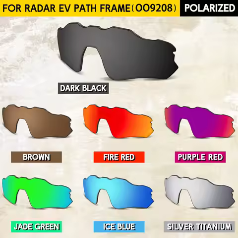 Performance Polarized Replacement Lenses for Oakley Radar EV Path OO9208 Sunglasses-100% UV Protecti