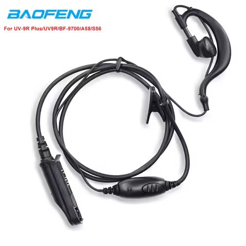 Waterproof Earphone Earpiece Headset for Baofeng UV 9R Plus BF-9700 BF-A58 S56 UV-XR Walkie Talkie T