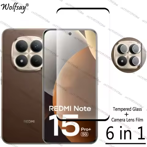 Tempered Glass For Redmi Note 15 Pro Plus Screen Protector Redmi Note 15 Pro Plus Global Glass For R