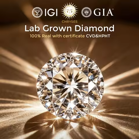 Round cut Lab Grown Diamonds D-F VVS1-5ct Synthetic diamond CVD HPHT diamond With IGI Certificate la