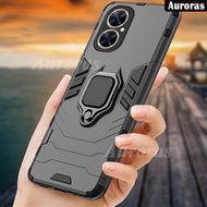 Phone Cover For Realme C67 4G 4G Case Silicone Armor Metal Ring Stand Case Armor Back Protective Sho