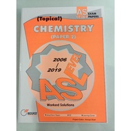 REDSPOT A level AS Chemistry topical (paper 2) with HELPS worked solutions (2006-2019)