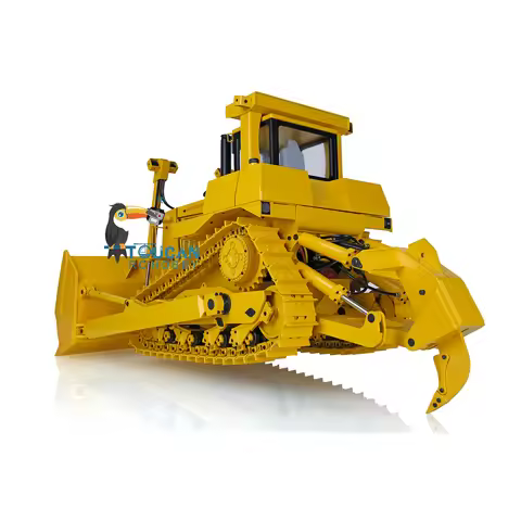 DXR2 D9T RC Hydraulic Bulldozer JDM 98 1/14 Upgrade Metal Dozer JDMODEL Blade Model Light Sound Set 