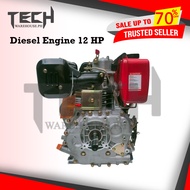 Mitsubishi Diesel Engine 12 HP 190F Highspeed Lowspeed Electric And Manual Start