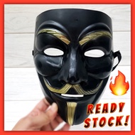 Black Vendetta Mask. Guy Fawkes Mask