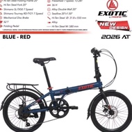 sepeda lipat folding bike 20 inch exotic ET 2026 AR