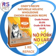 Cindy Recipe Naturelle Holistic Super Premium Cat Food Wholesome Chicken & Salmon (NO PORK / NO LARD