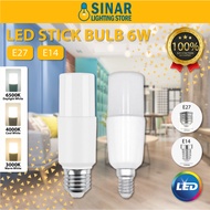 Mini LED Stick Bulb E27 & E14 Light Bulb 6W Small Bulb Ceiling Light Bulb Mentol Lampu