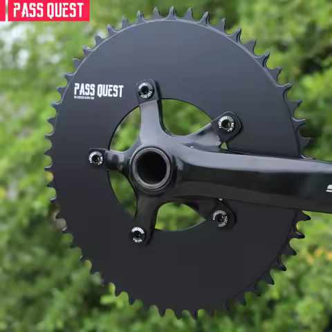 PASS QUEST 110BCD 5-Bolt Bicycle Chainring AERO Bicycle Sprocket for DA7950 UT6750 105 Tiagra4650 FS