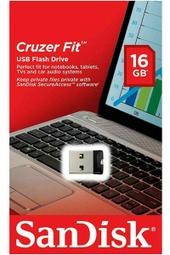 SanDisk 16GB 16G Cruzer Fit CZ33 SDCZ33 USB 2.0 迷你 隨身碟