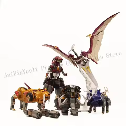 Nuevo Modelo De Ráfaga ZL-01 KO FLAMETOYS BEAST LORD Dragon Caesar Megazord Aleación Producto Termin