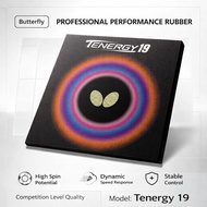 Butterfly Tenergy 19 Table Tennis Rubber Black 278 Red 006