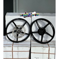 PREMIUM QUALITY SPORT RIM ENKEI SP522 HITAM KILAT Y15 Y16ZR Y15ZR RIM SP 522 Yamaha 1 Set PIRING DIS