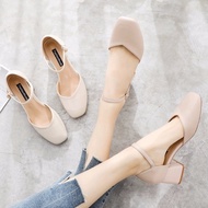 JV9 Women Thick Heel New Summer Square Head Sandals