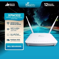 HS AirPods XPW302 Wireless N Gigabit 300Mbps Router, 2x LAN Port, 2 White Antennas