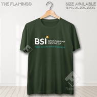Kaos Bank Syariah Indonesia BSI Mandiri BRI BNI Cotton Combed 30s - TF9500