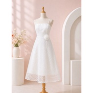 Designed party dress, lined, size S: under 50kg
