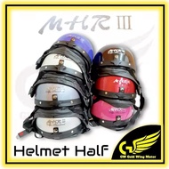 ABS MHR III HELMET HALF STENG HALF CUT HARLEY VISOR ARAI