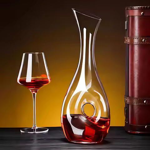 Cute Wine Decanter Design Snail Style Decanter Red Wine Carafe Lead Free Glass Decanter Superior Win