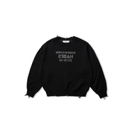 HADES Monolith Knit - BLACK - Genuine HADES Brand BLACK knit long-sleeved sweater