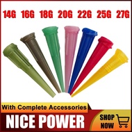 14G-27G Plastic Glue Dripping Needle Glue Dispenser Tips Plastic Glue Dispensing Needle Tapered Tips