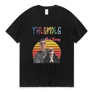 Bad Bunny T-shirt for Men men Bad Bunny YHLQMDLG T Shirt Bad Bunny Vintage Black Cotton Crew Neck Sh