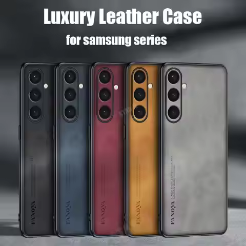 A 55 35 25 15 05 S 24 Luxury Sheepskin Leather Case For Samsung Galaxy A55 A35 A25 A15 A05S 4G 5G S2