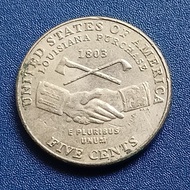 Koin 5 Cent Amerika Commemorative Lousiana