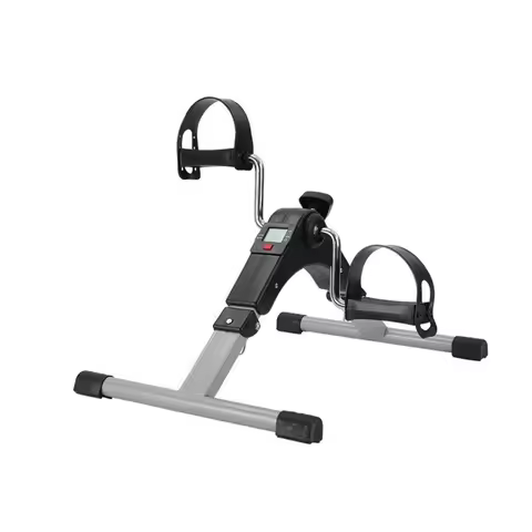 Workout Equipment Foldable Exercise Bike Adjustable Non-Slip Leg Trainer Portable LCD Display Mini E