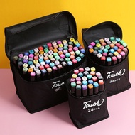 60pcs Double Headed Mark Pen Set for Student Anime Drawing Art Mark Pen Children's Drawing Pen Water